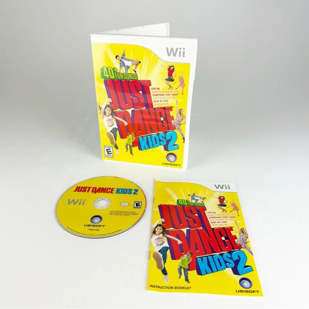 Just Dance Kids 2 Video Game for Nintendo Wii Complete